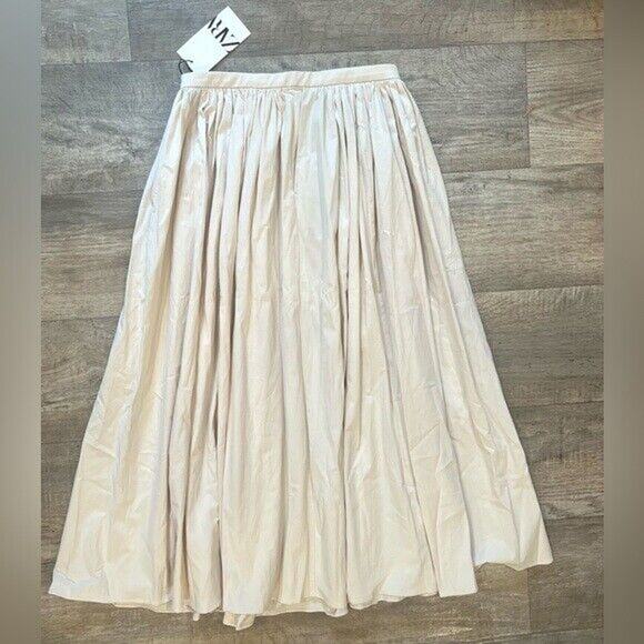 ZARA BLOGGER FAVE!!! Textured Midi Skirt NWT - Picture 16 of 16